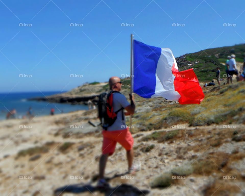 the French flag