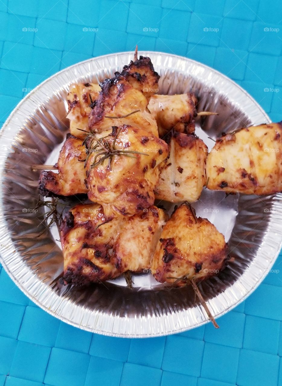 shish kebab from chicken