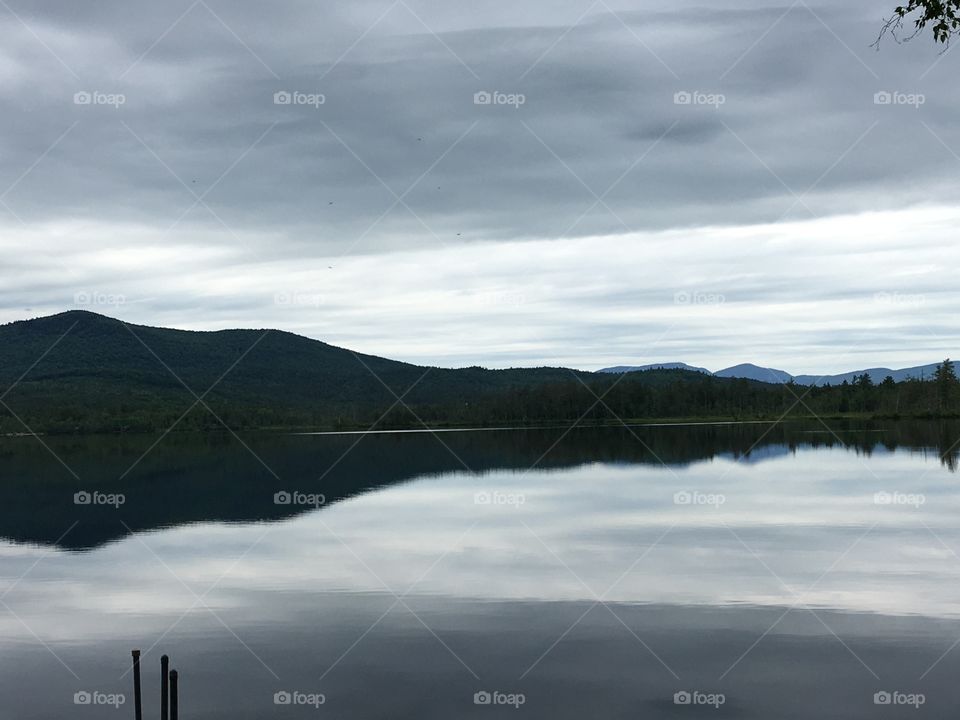 Cloudy reflections 