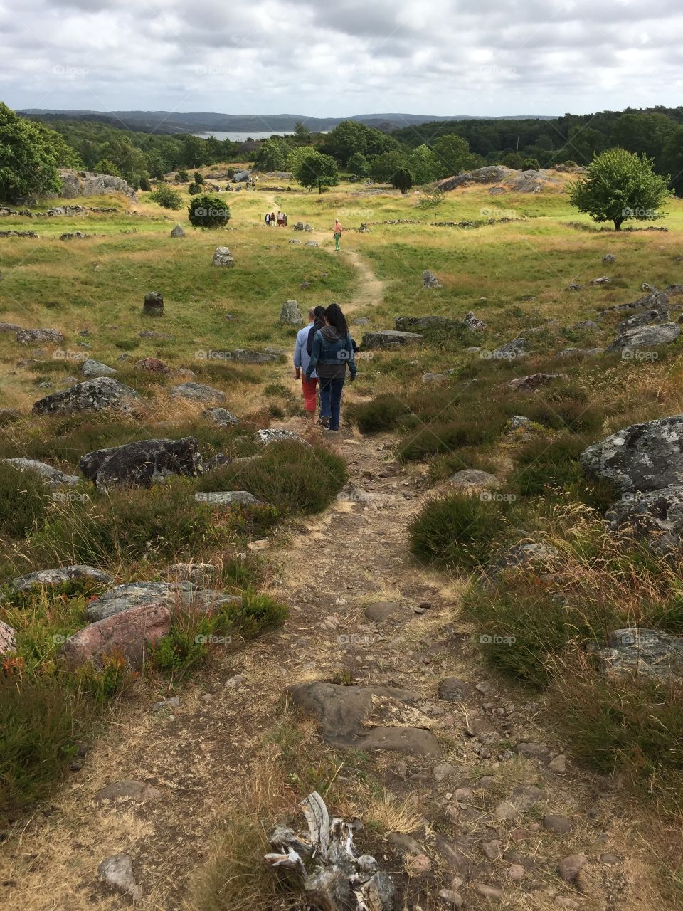 People hiking