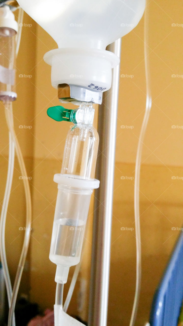 Infusion. in hospital