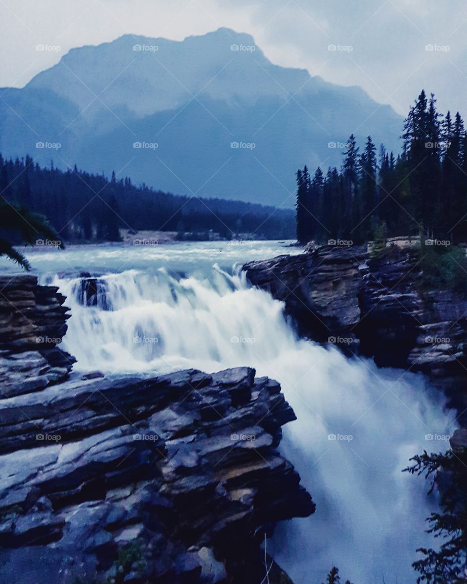 Athabasca Falls, Alberta, Canada