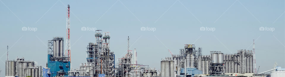 Industrial architecture in Antwerp, Belgium.