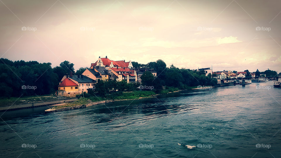 The Donau River,  Regensburg,  Germany 3