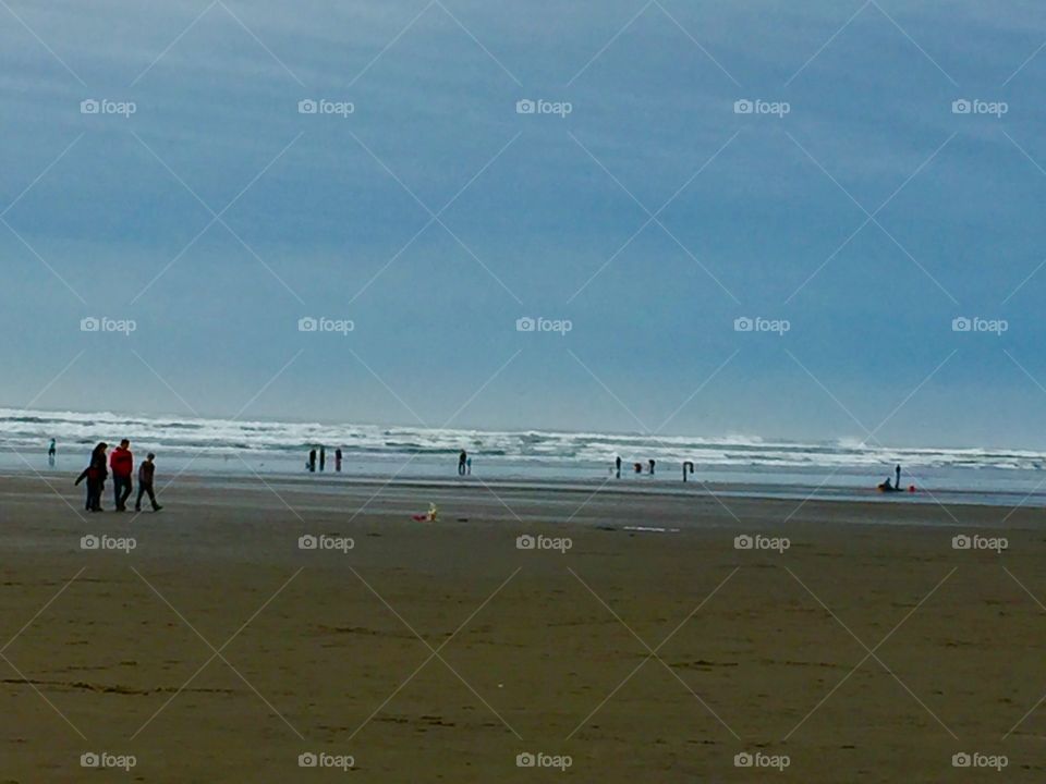 Silhouettes at Seaside