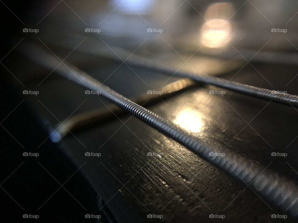 Guitar String close-up