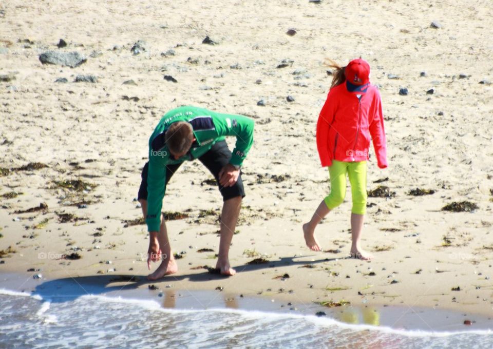 Walking on the Beach