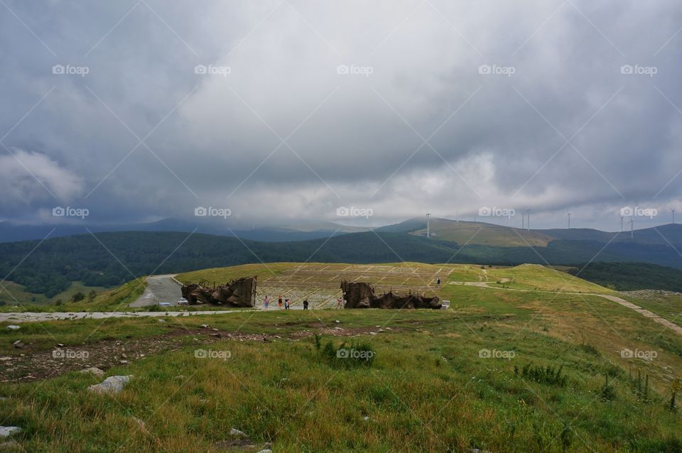 Balkan mountains landscape