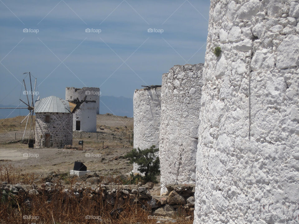 ancient ruin windmills bodrum by snappychappie