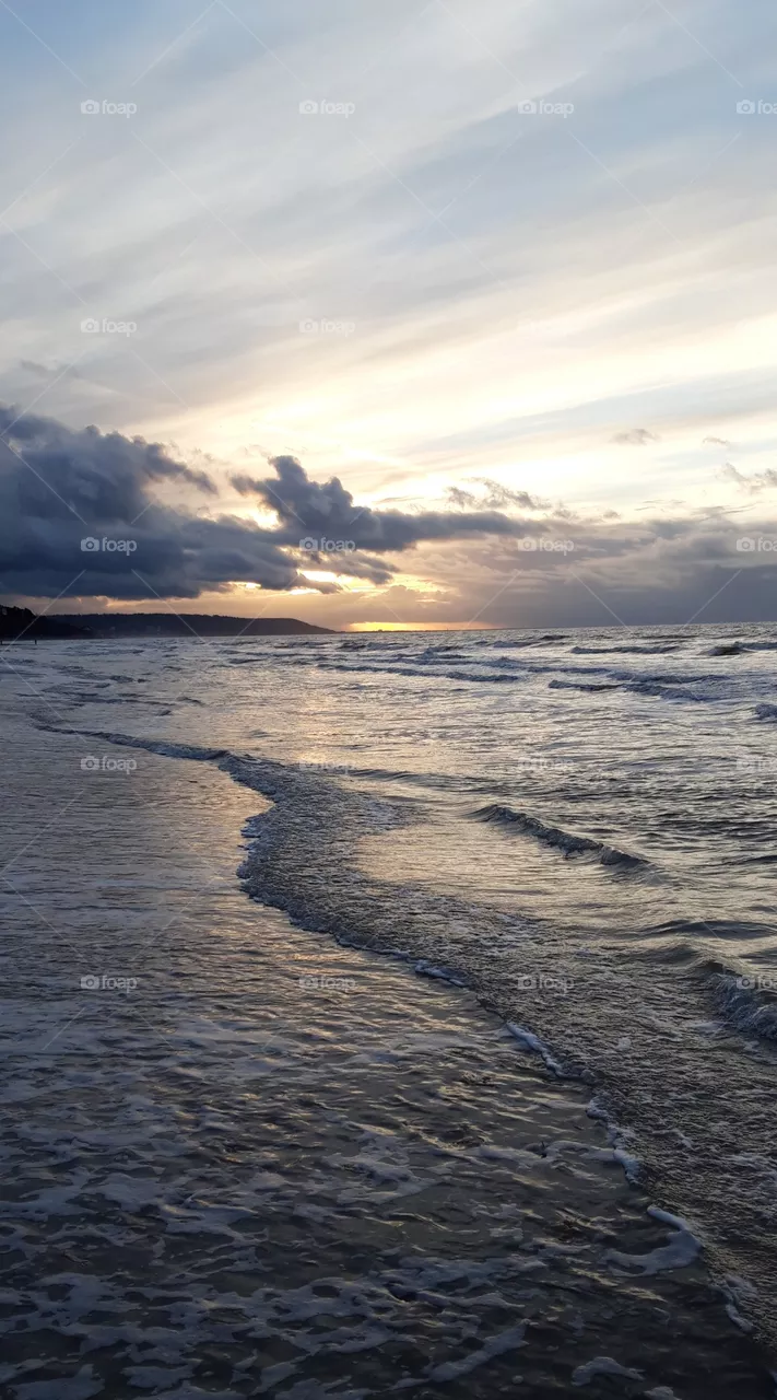 Sunset in Deauville