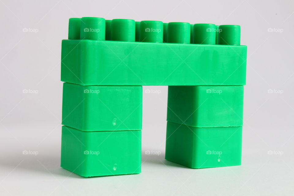 green blocks