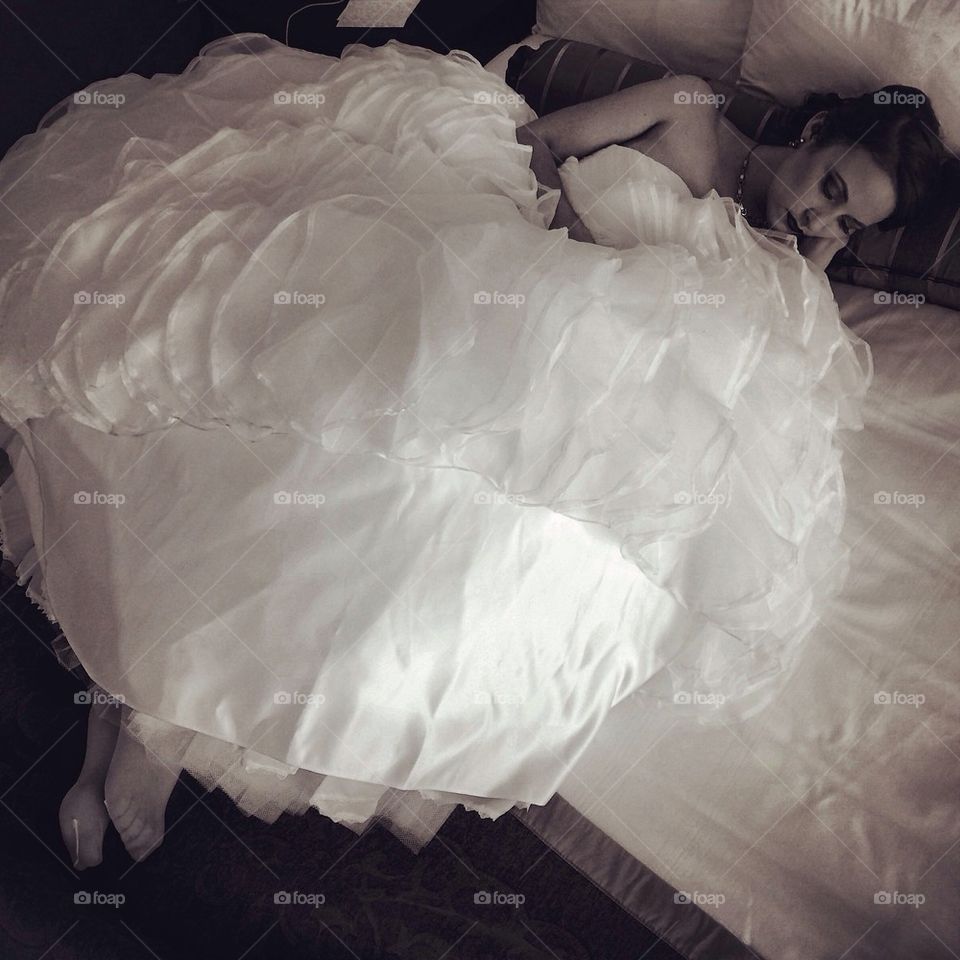 Exhausted Bride