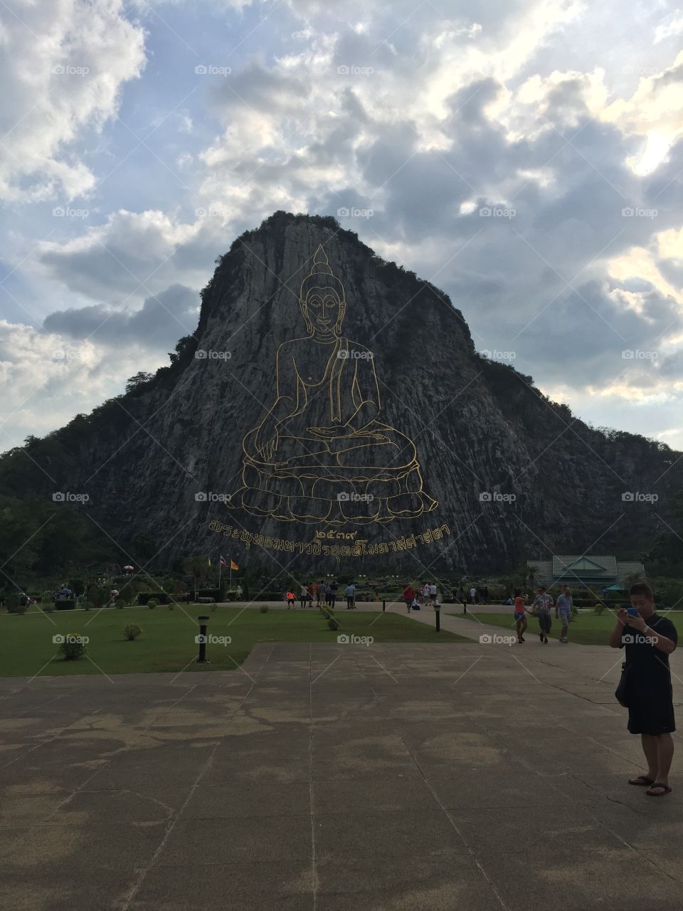 Bhudda Mt. . This was taken near Pattaya, Thailand