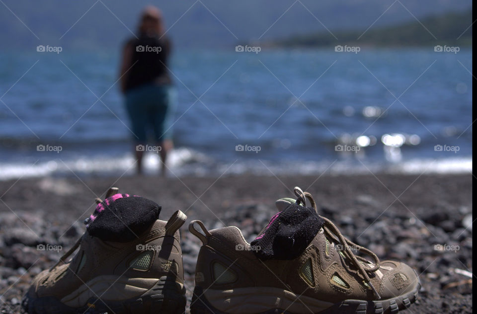 beach shoes lake chile by sach