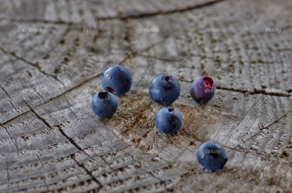 Blue berries. 