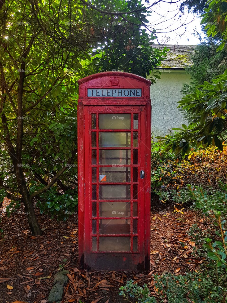 old British phonebox
