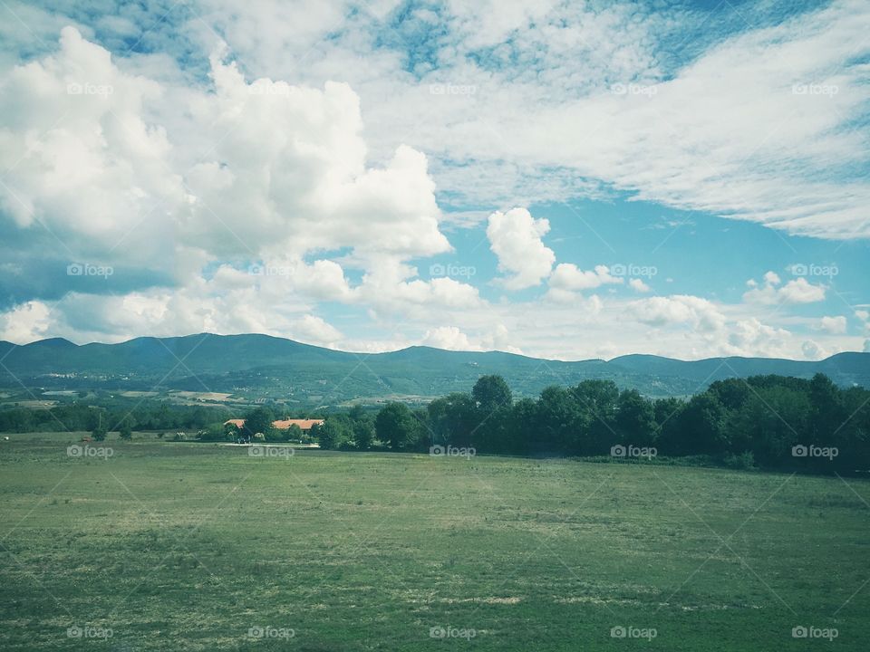 Tuscany fields 