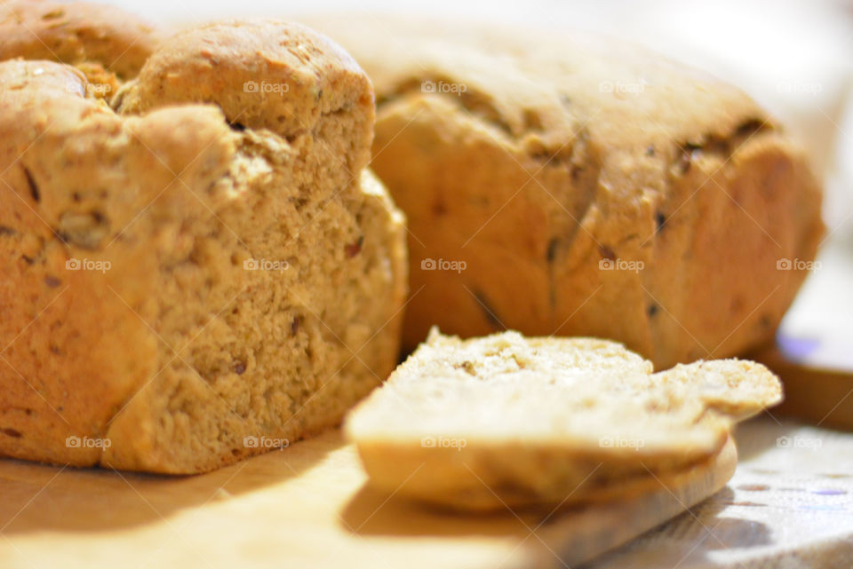 Homemade bread