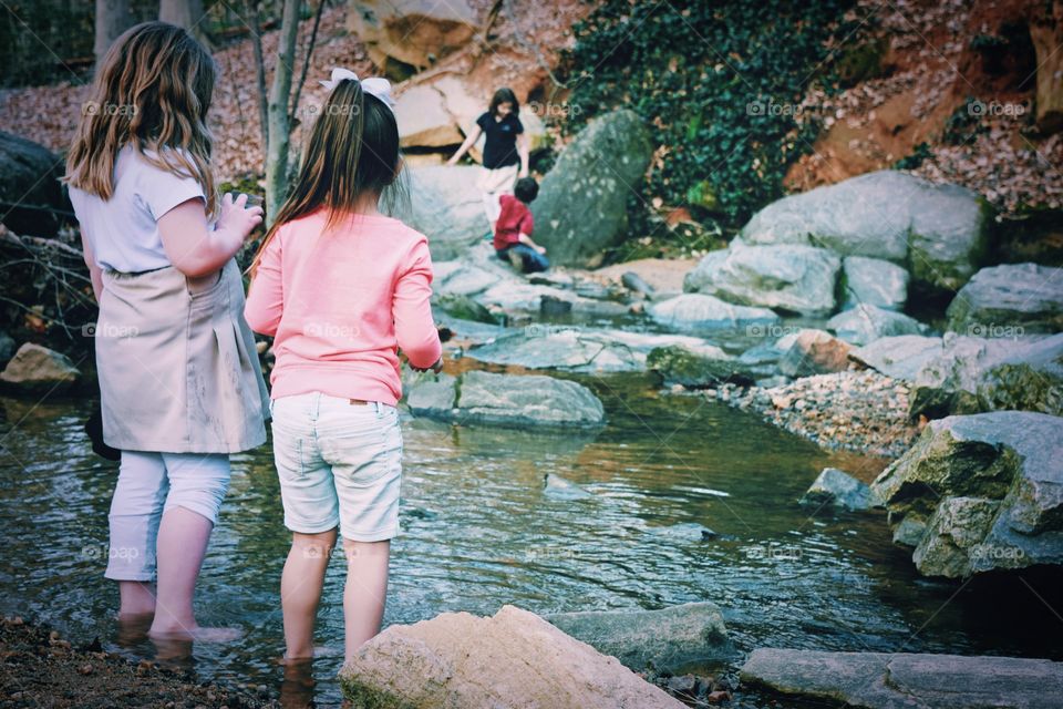 Water, People, Child, Outdoors, River