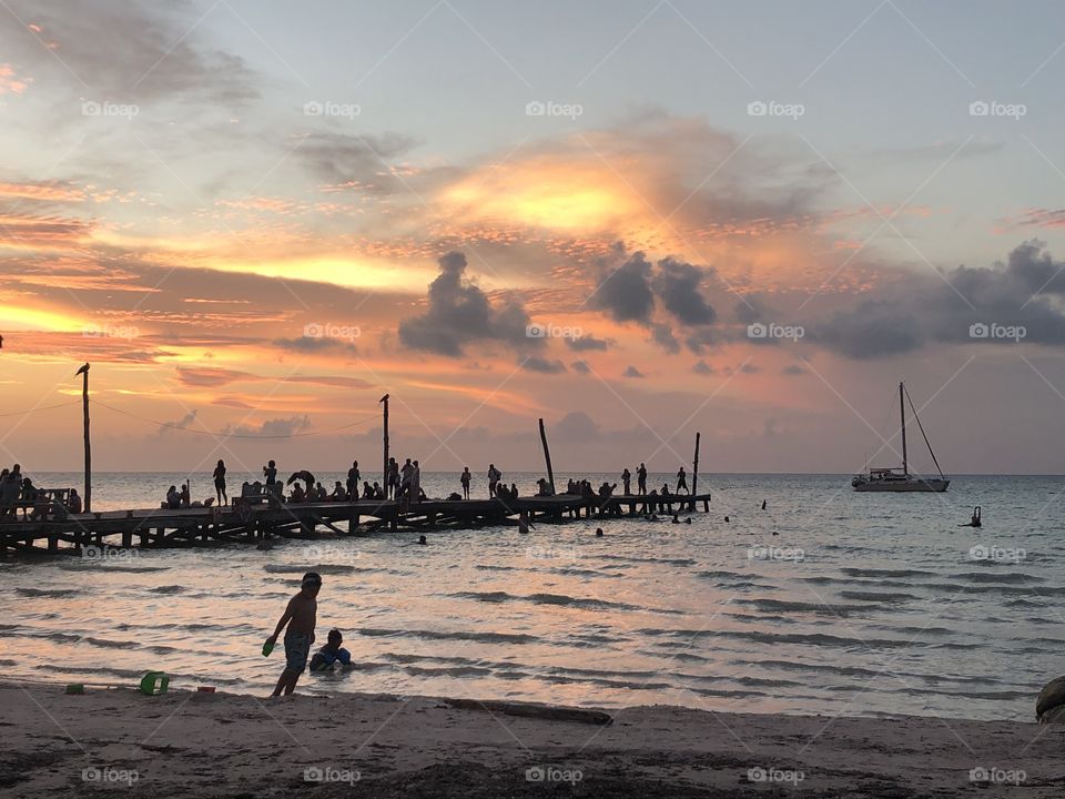 Pier in Isla Holbox 