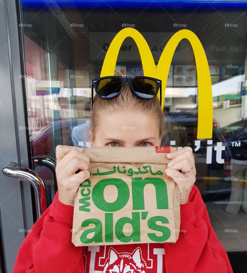 Girl at McDonald’s 