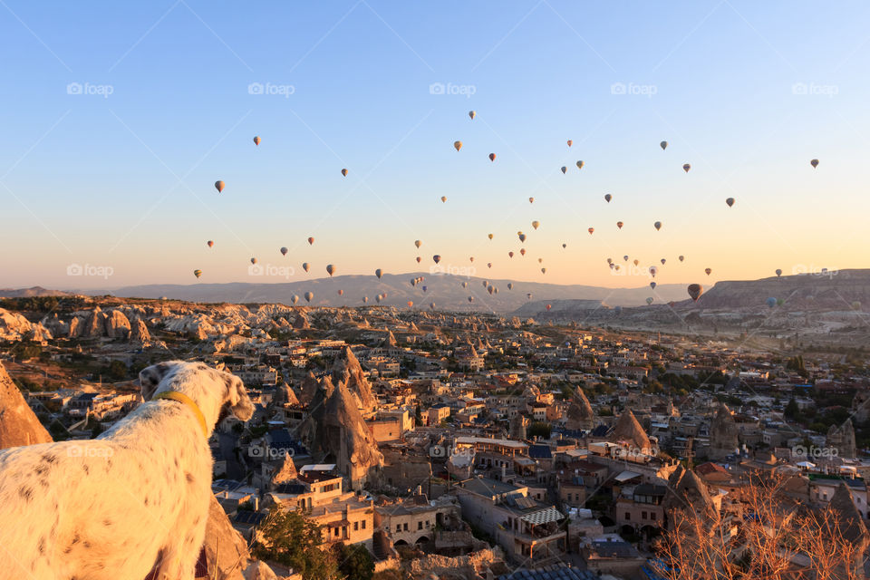 At the mountains of Cappadocia