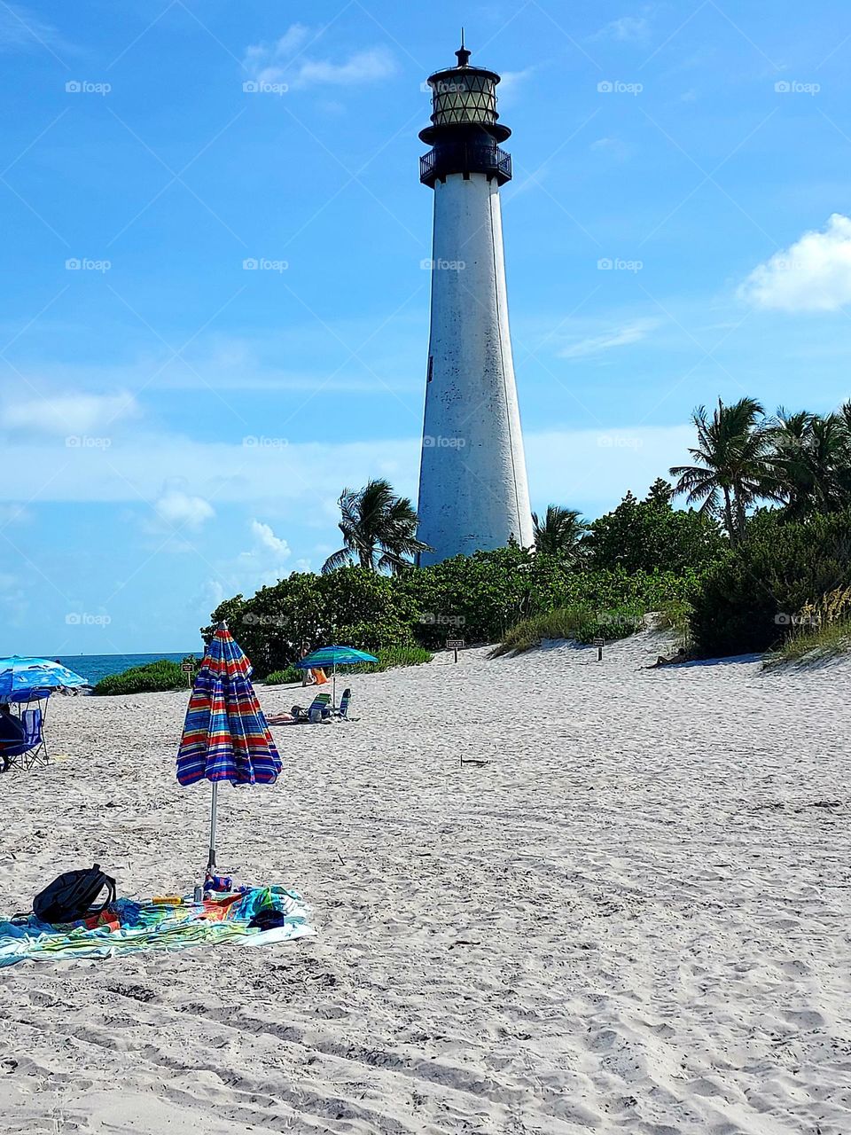 Relaxing on the beach
