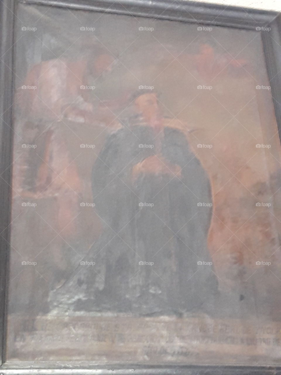 old paintings at the basilica de sto. niño