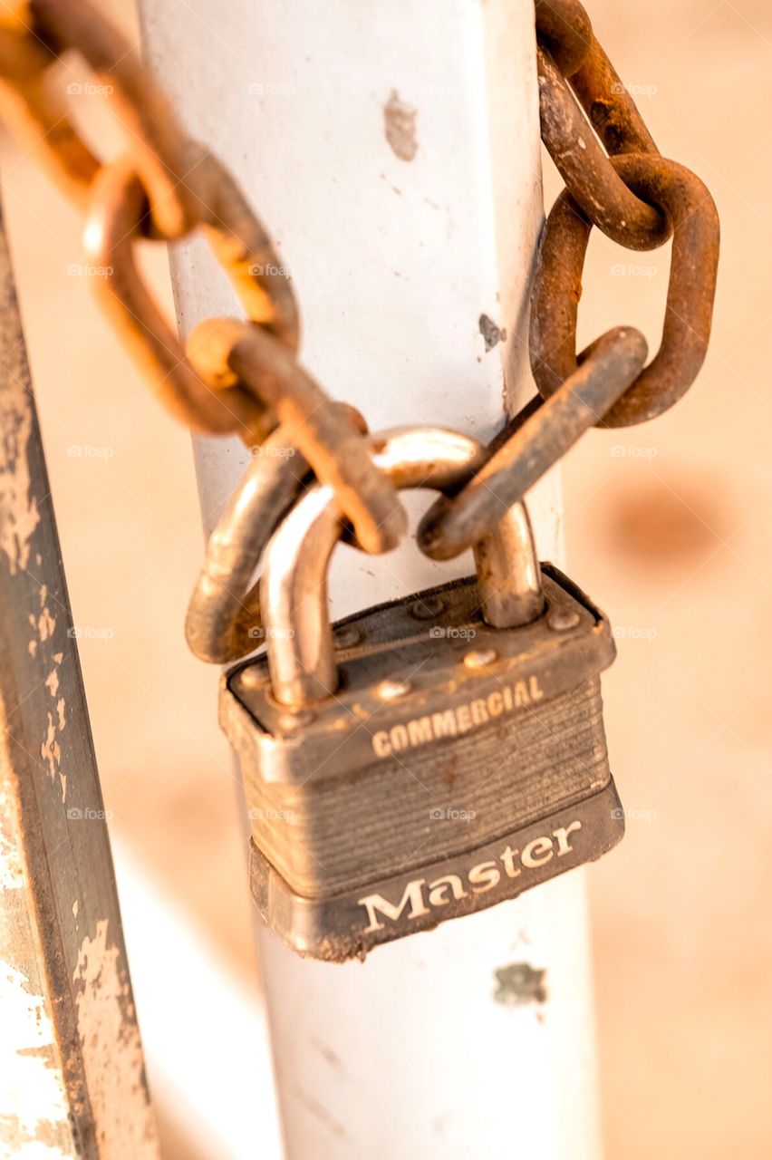 Master Lock Securing Gates In Puerto Rico 