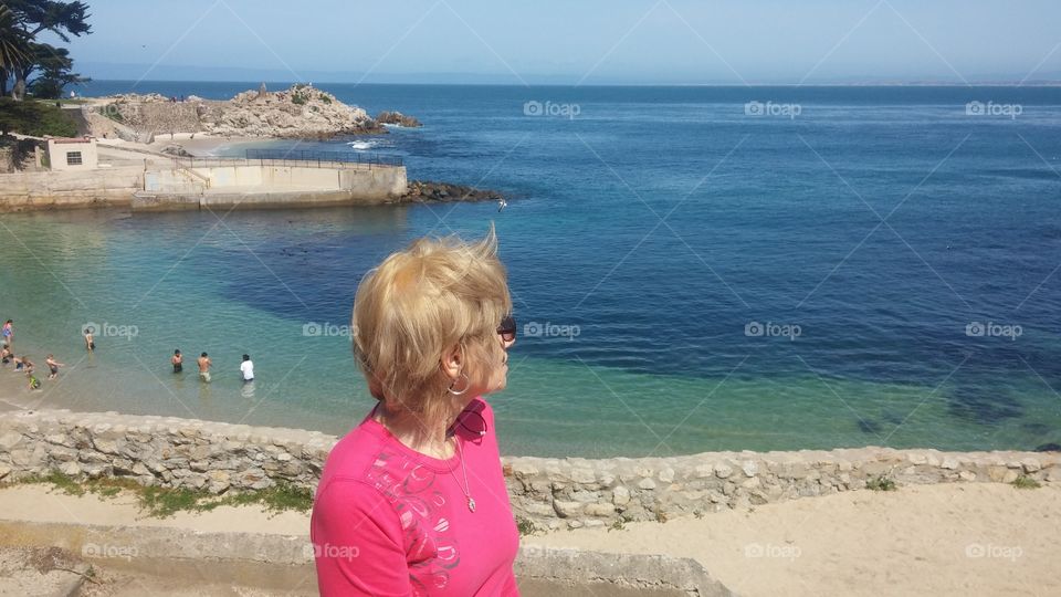 A Woman's 
Ocean View 