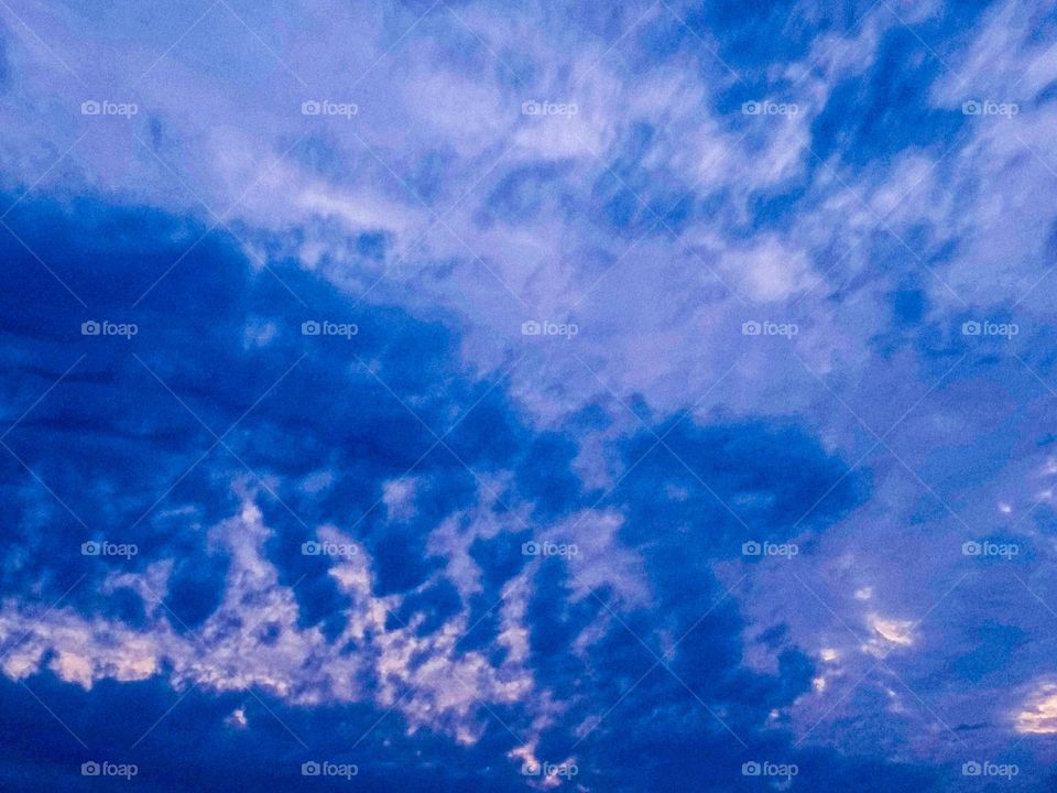 I want to show white clouds and blue sky in this photo.  The sky looks very beautiful with clouds and blue sky.