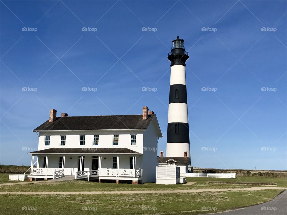 Bodie Island lighthouse, the Outer Banks, NC