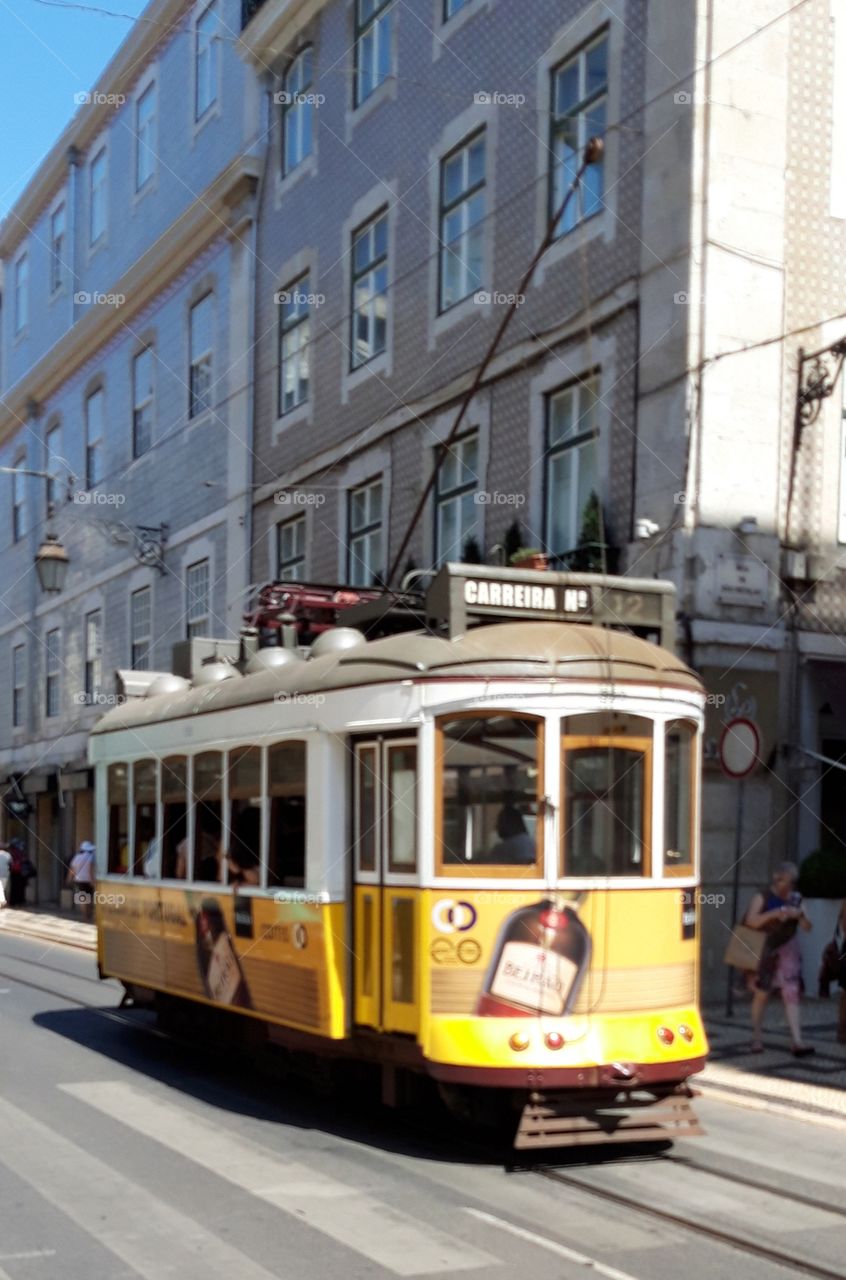 old bus in Lisbon