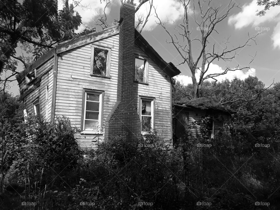 abandoned home