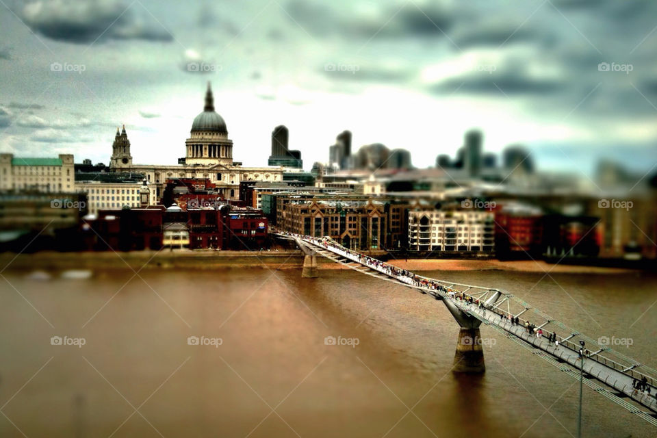 london river skyline bridge by curly_phil