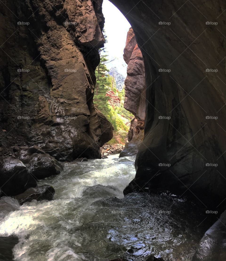 Ouray waterfall! 