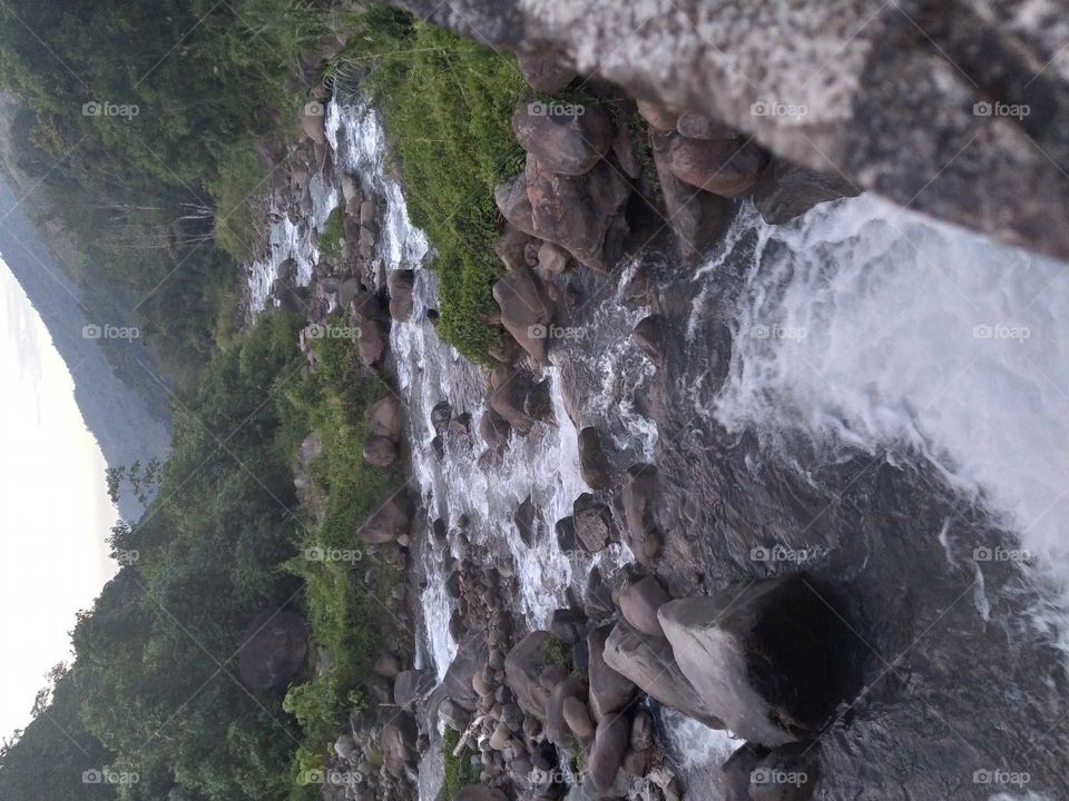 The clear stuning water passing through remind me to the childhood life.