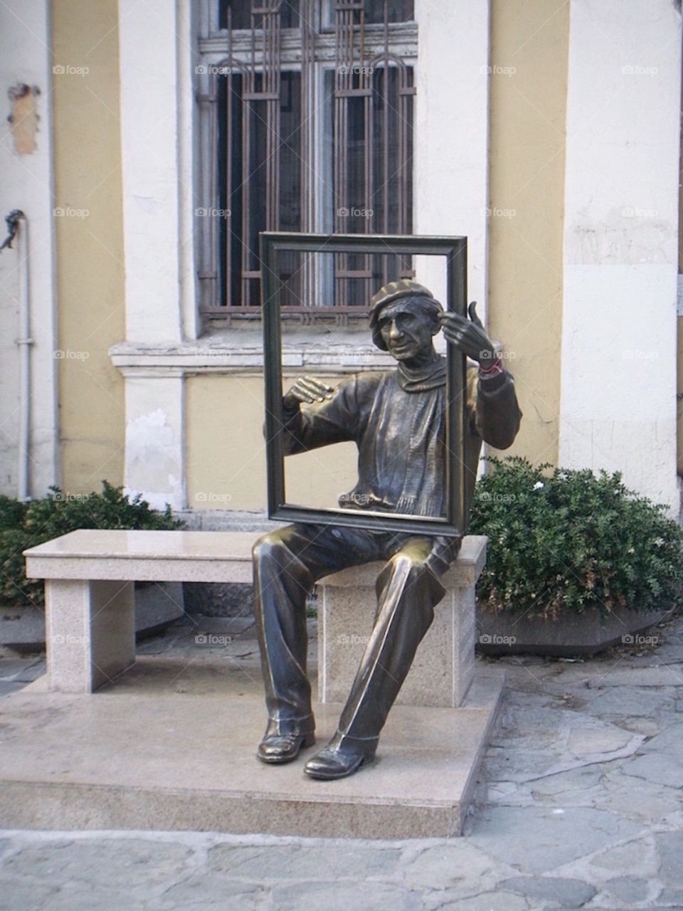 Statue frame, Bulgaria