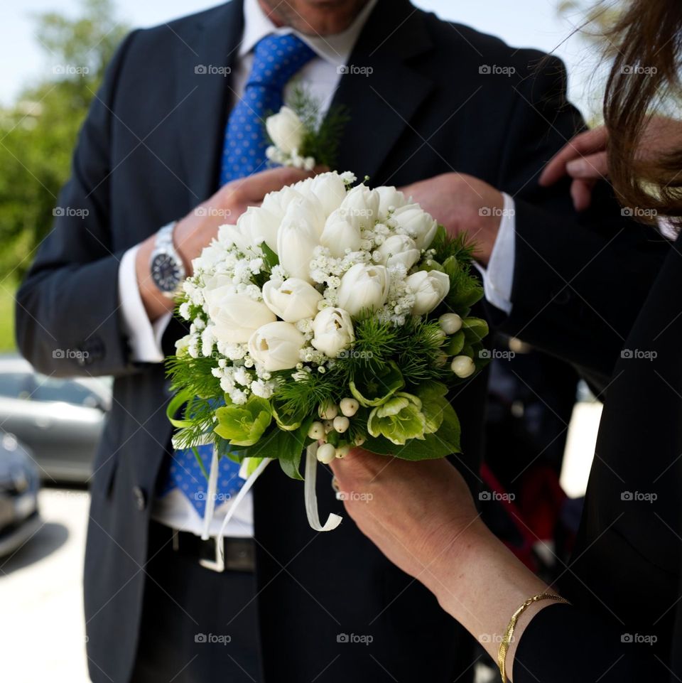 flowers for the newlyweds