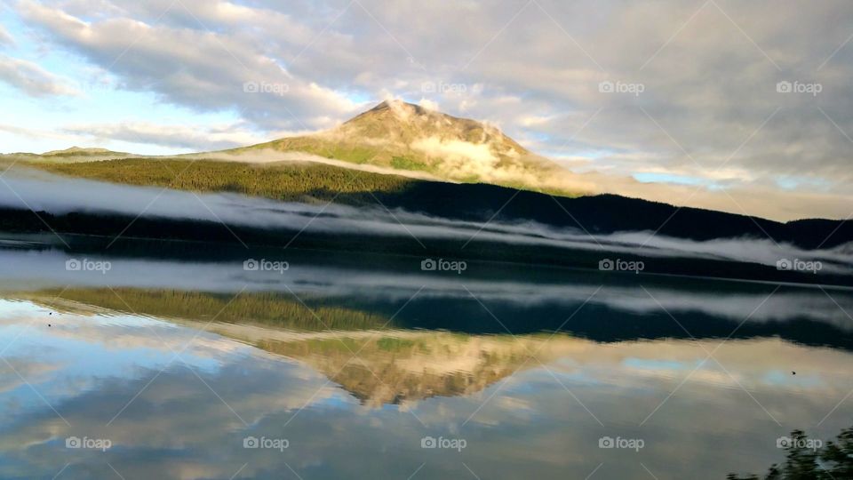 Foggy mountain