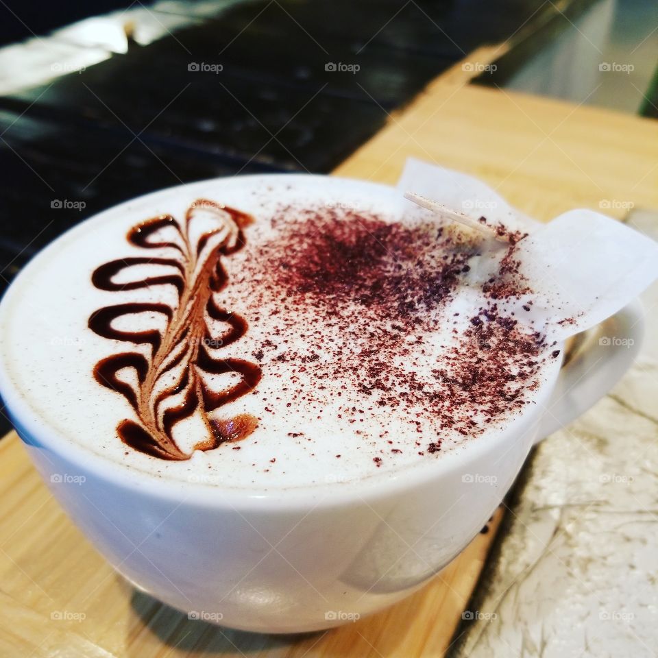 tea latte art