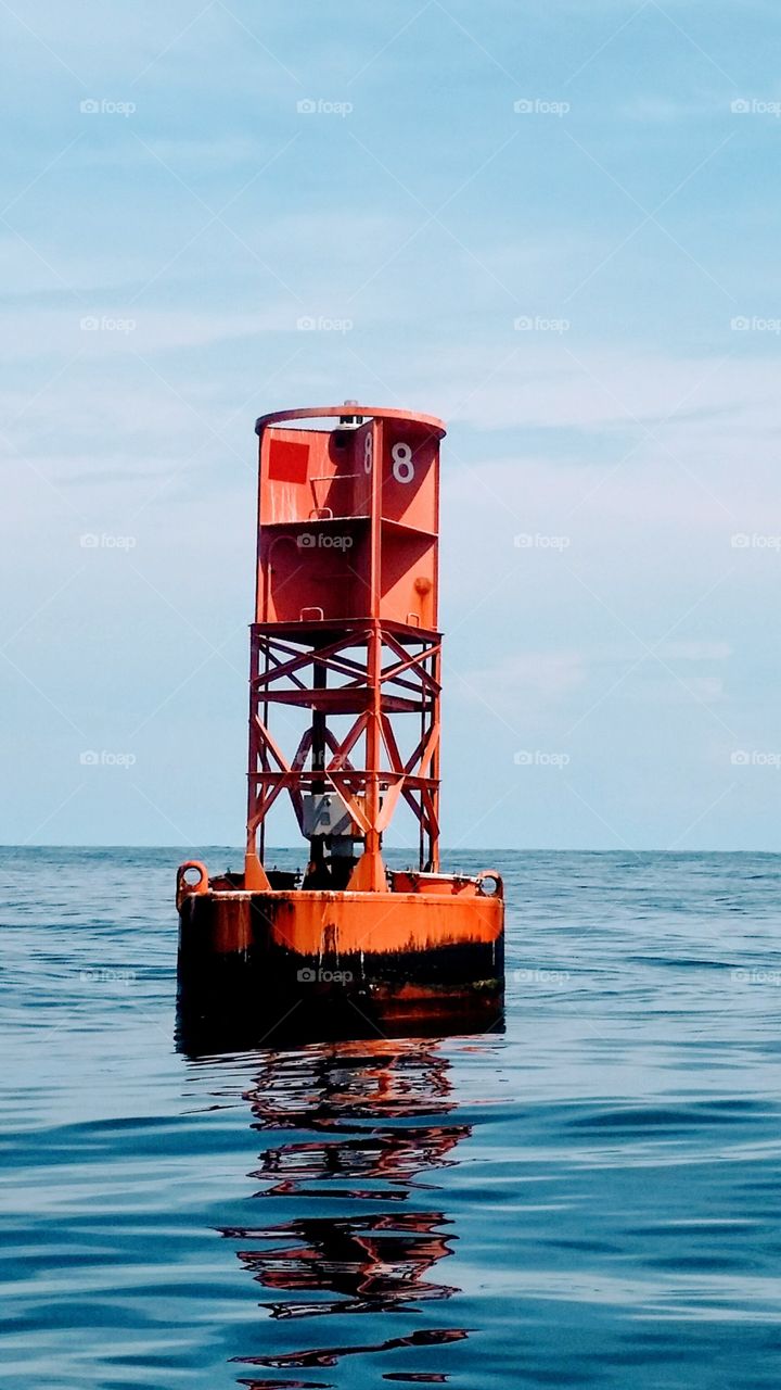 Bouy marker  8 Atlantic Ocean