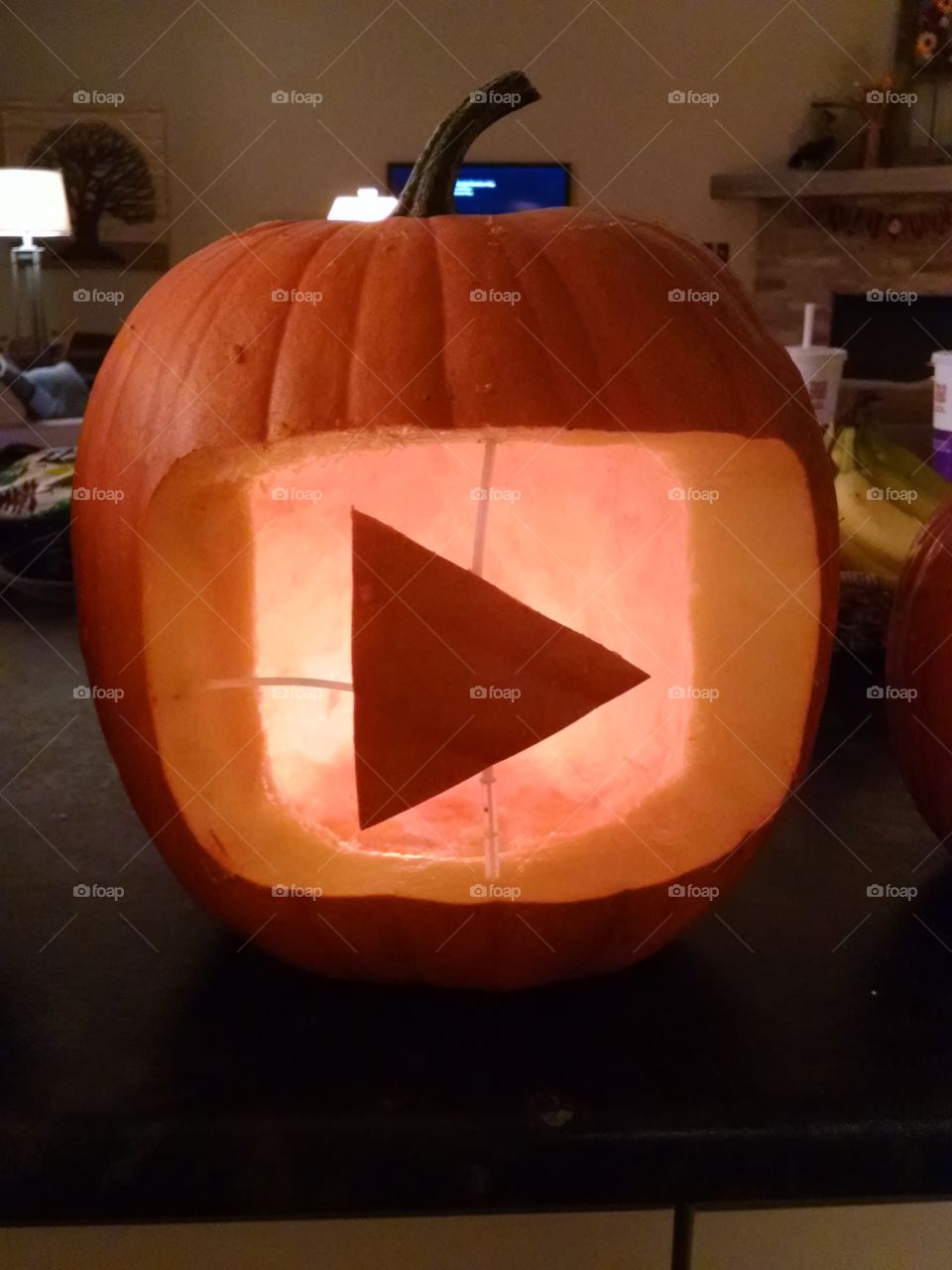 Pumpkin, No Person, Halloween, One, Lantern