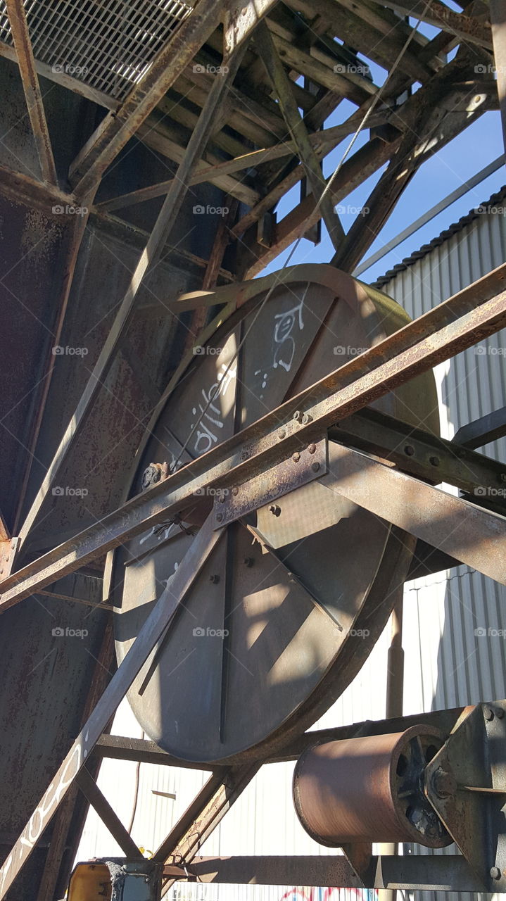 steel pattern. Gävle, Sweden