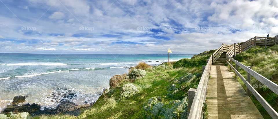 Broad walk at Surf Beach, Phillip Island 