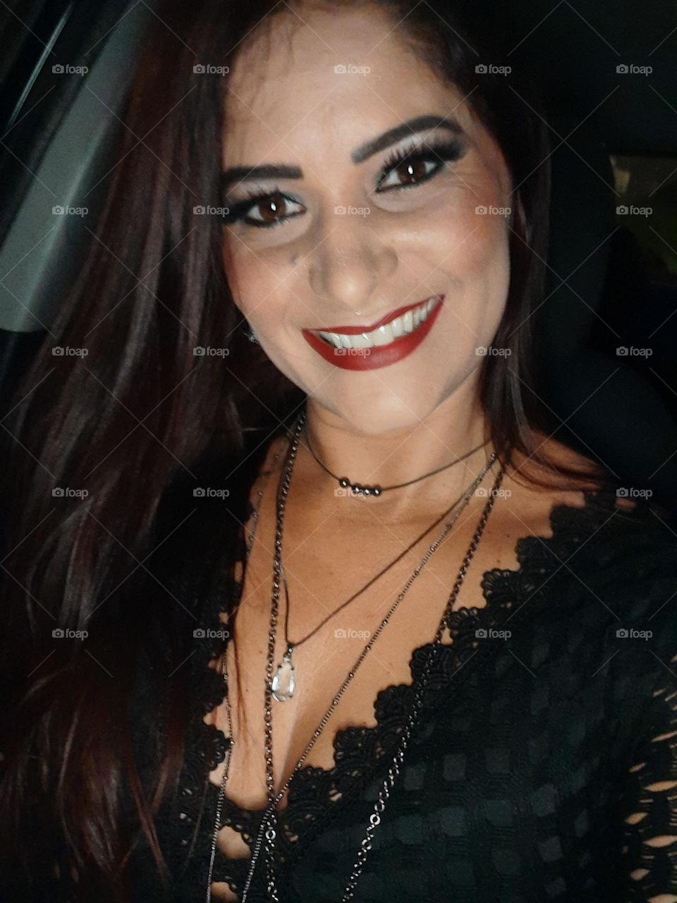 photo of a beautiful and smiling woman