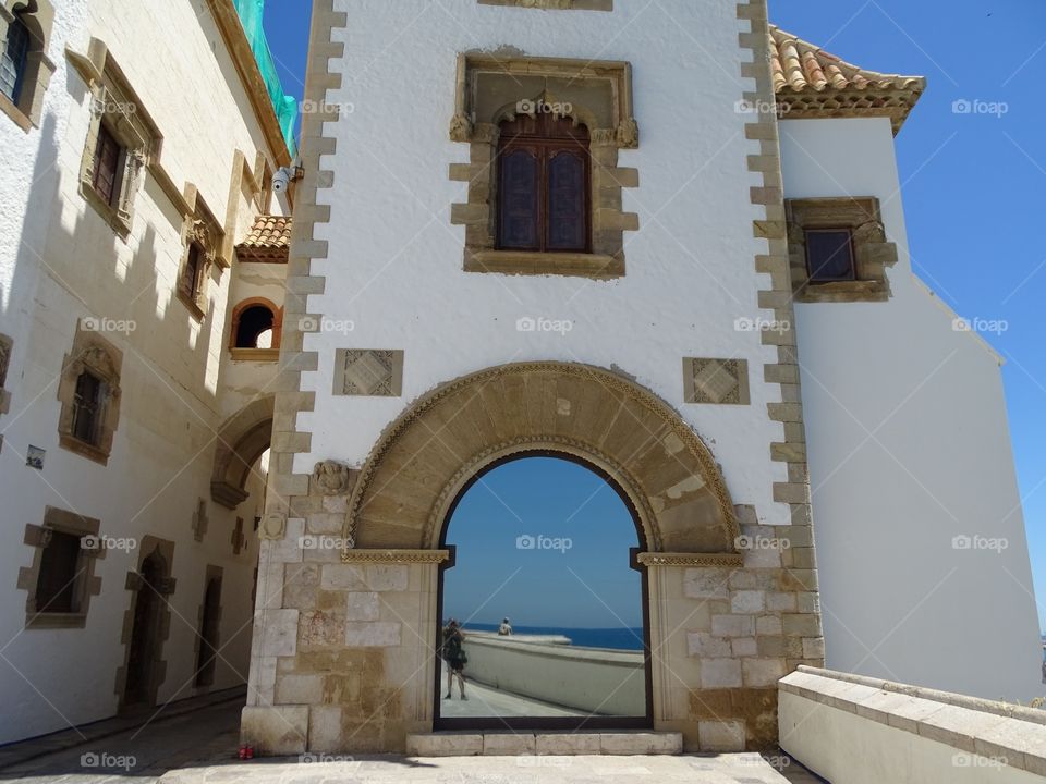 Mirror on the facade