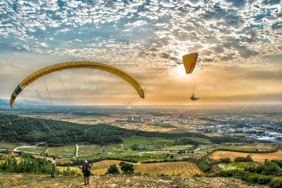 Sky-eye paragliding