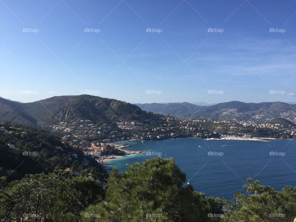 View to the Côte d'Azur 