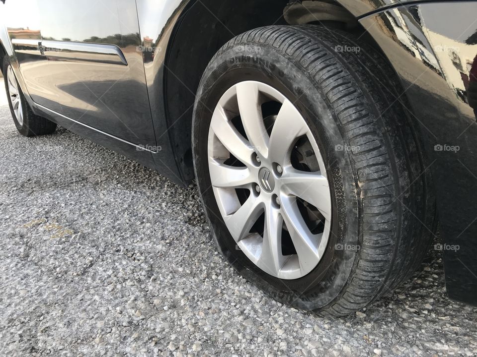 Flat tire 1